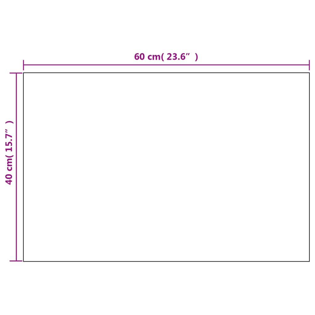 Wandspiegel 40 x 40 cm Quadratisch Glas