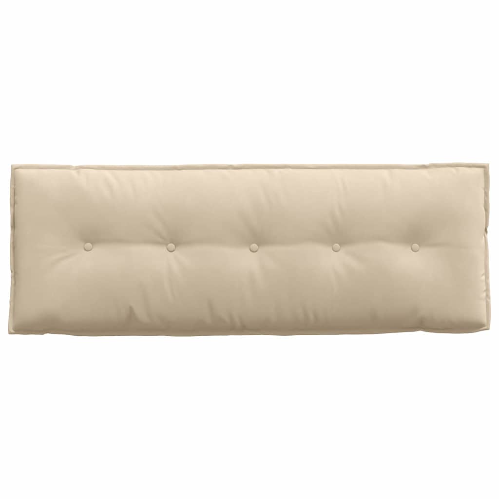Rückenkissen Taupe 50 x 45 cm Mikrofaserstoff