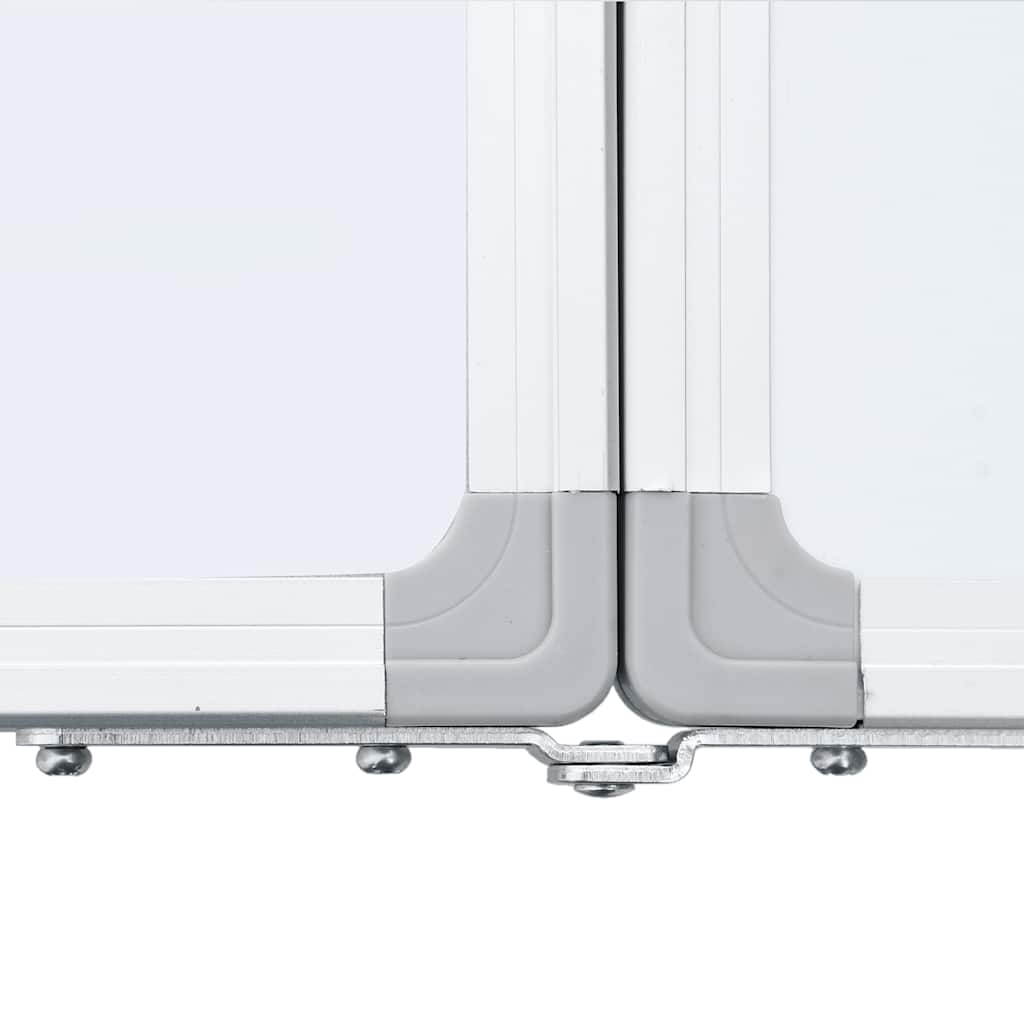 Magnetisches Whiteboard Klappbar 160x40x1,7 cm Aluminium