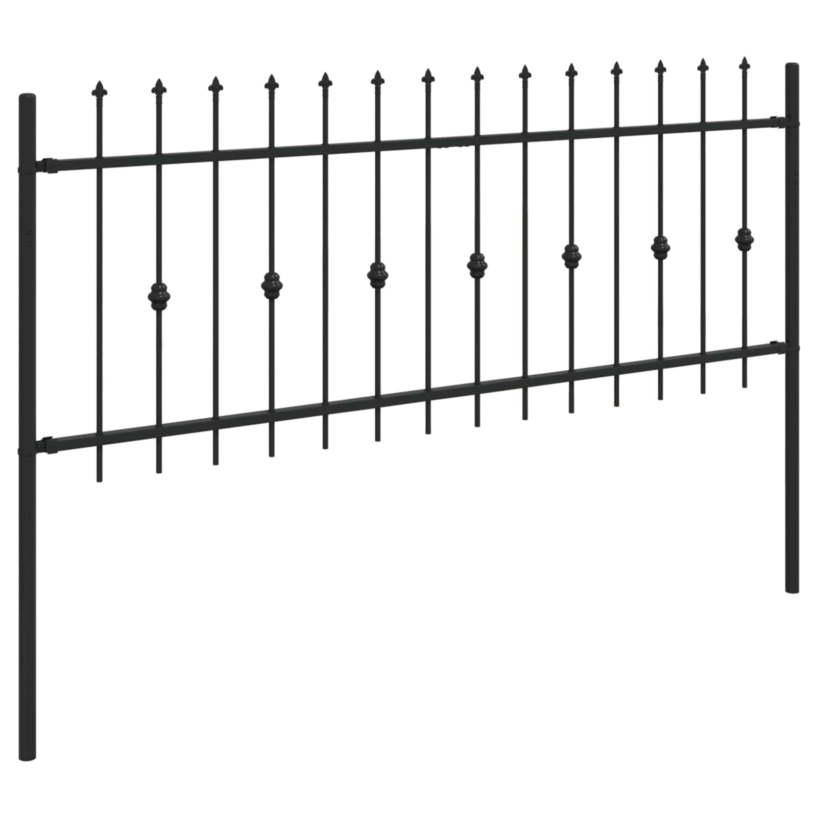 Spießzaun Asten Schwarz