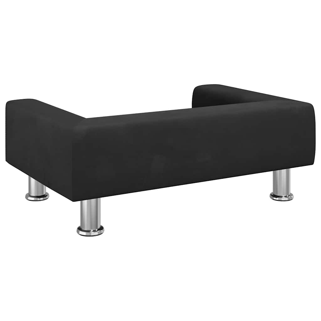 Kindersofa Blau 70x45x26,5 cm Samt