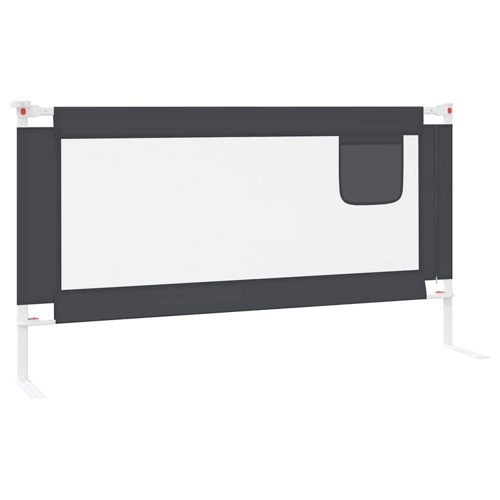 Kleinkind-Bettschutzgitter Grün 90x25 cm Stoff