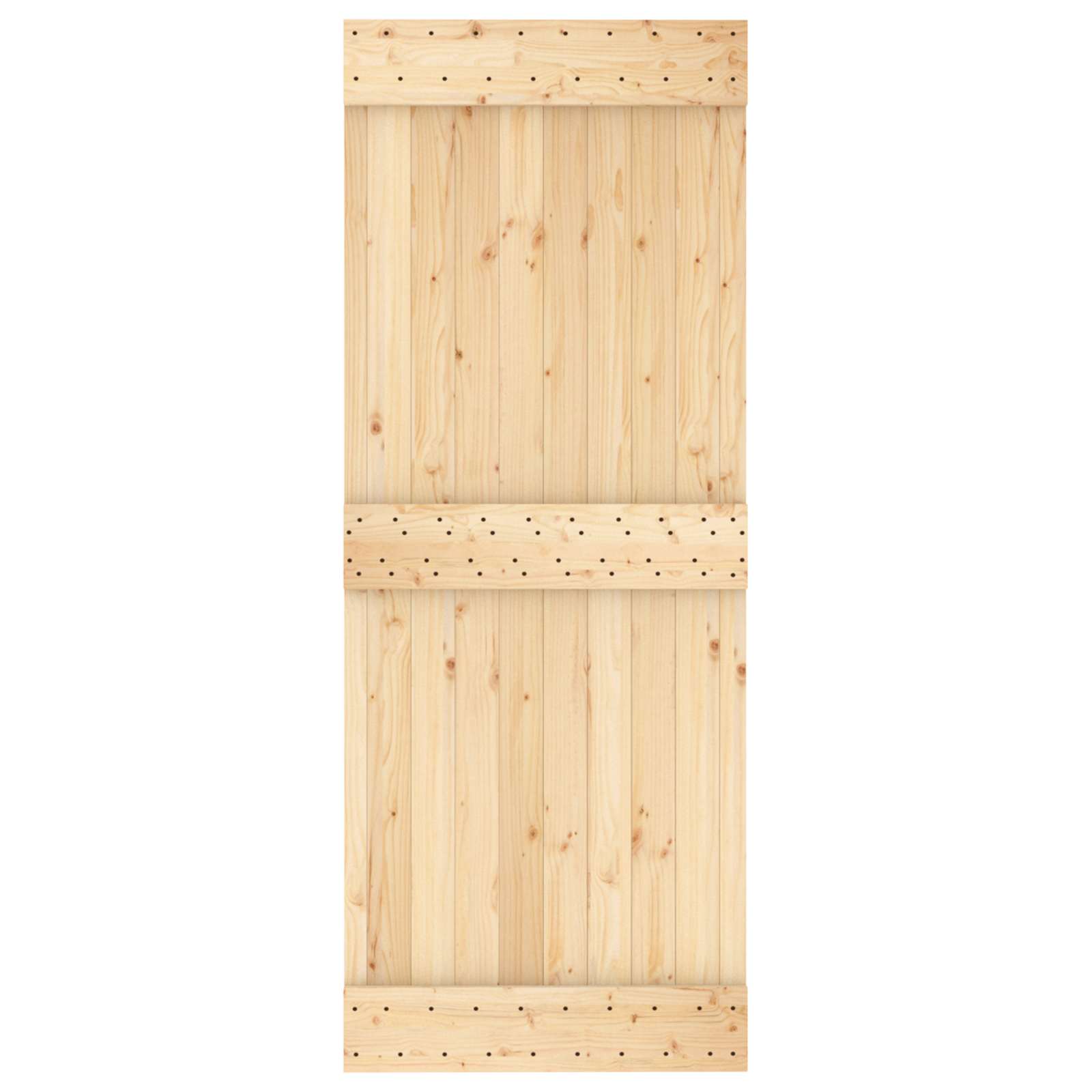 Tür NARVIK Natur 80 x 210 cm Massivkiefer