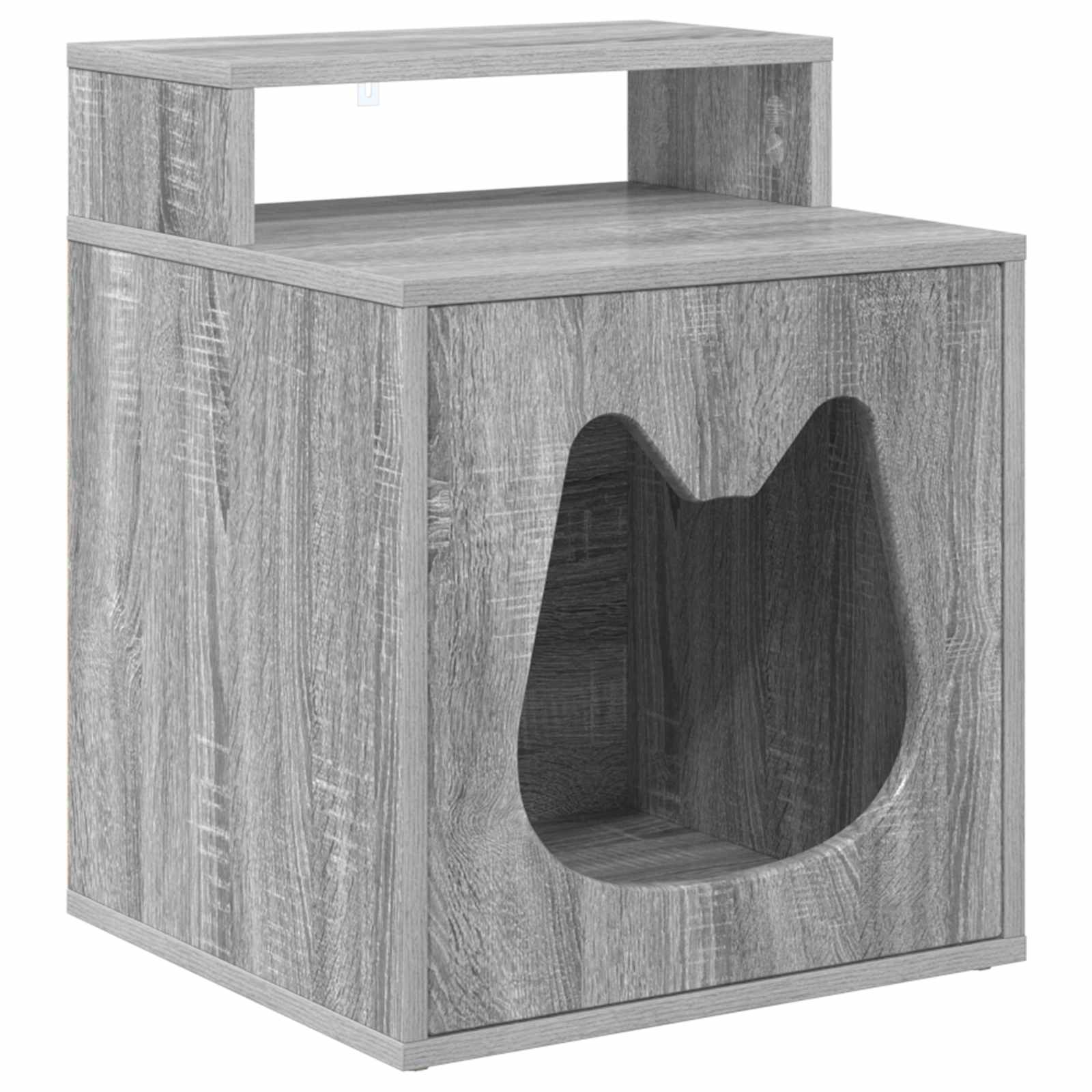 Katzenhaus Weiß 42,5 x 40 x 53,5 cm Holzwerkstoff