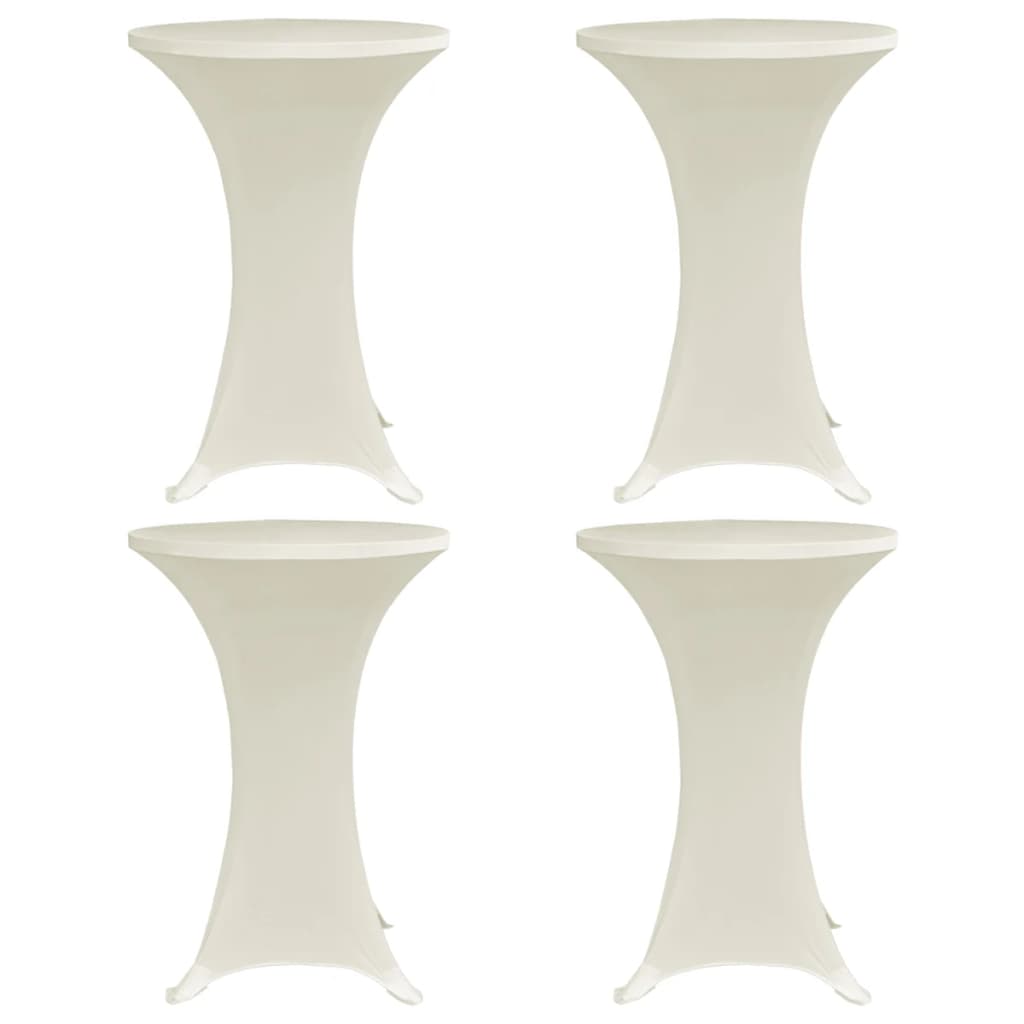 Tischhusse Stretchhusse 2 Stk 70 cm Anthrazit