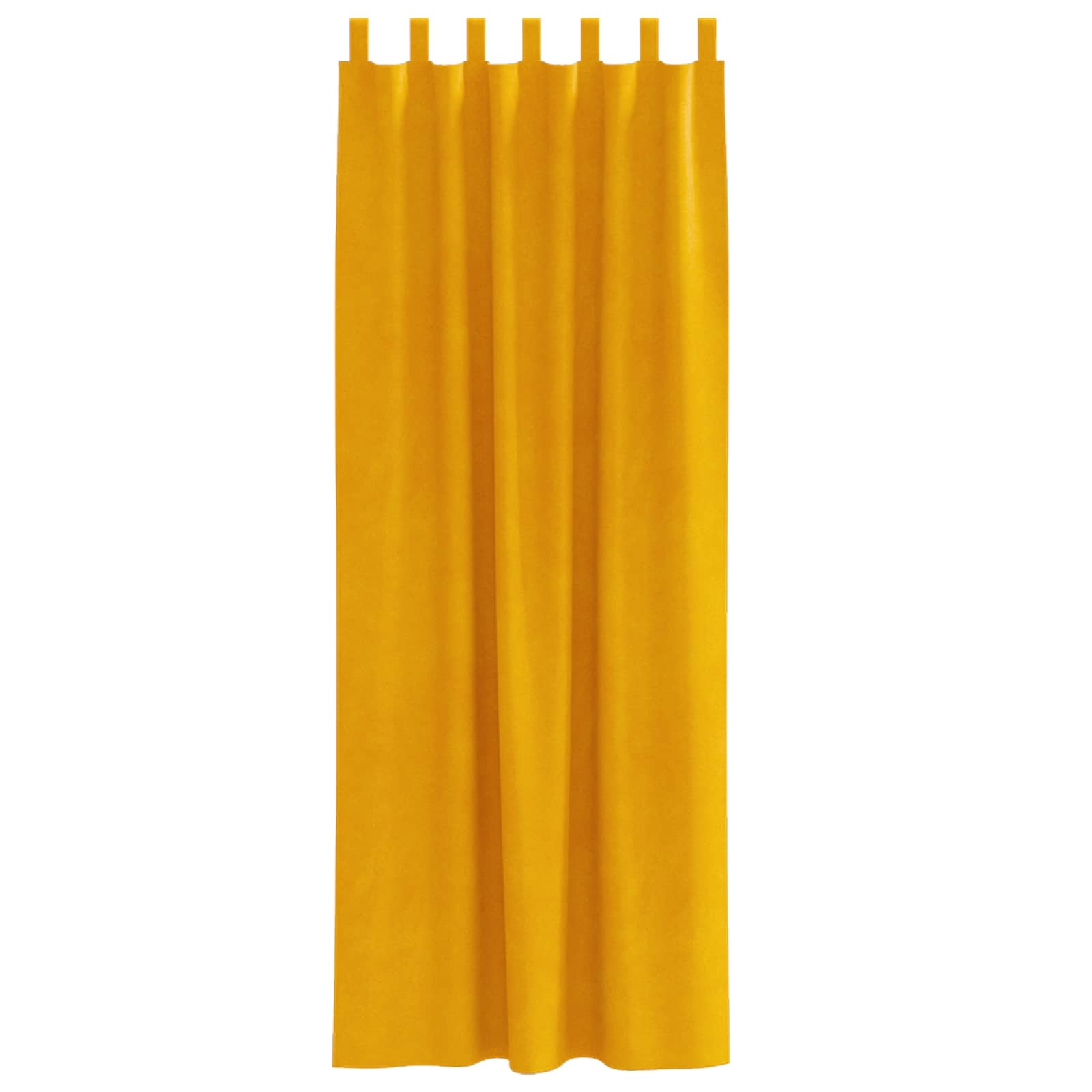 Verdunkelungsvorhänge 2 pcs Schwarz 140 x 140 cm Samt