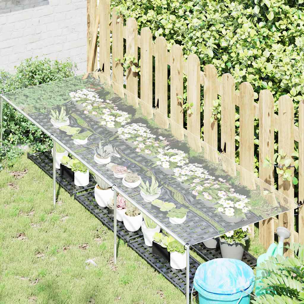 Transparente Plane mit Ösen 1x2 m PVC