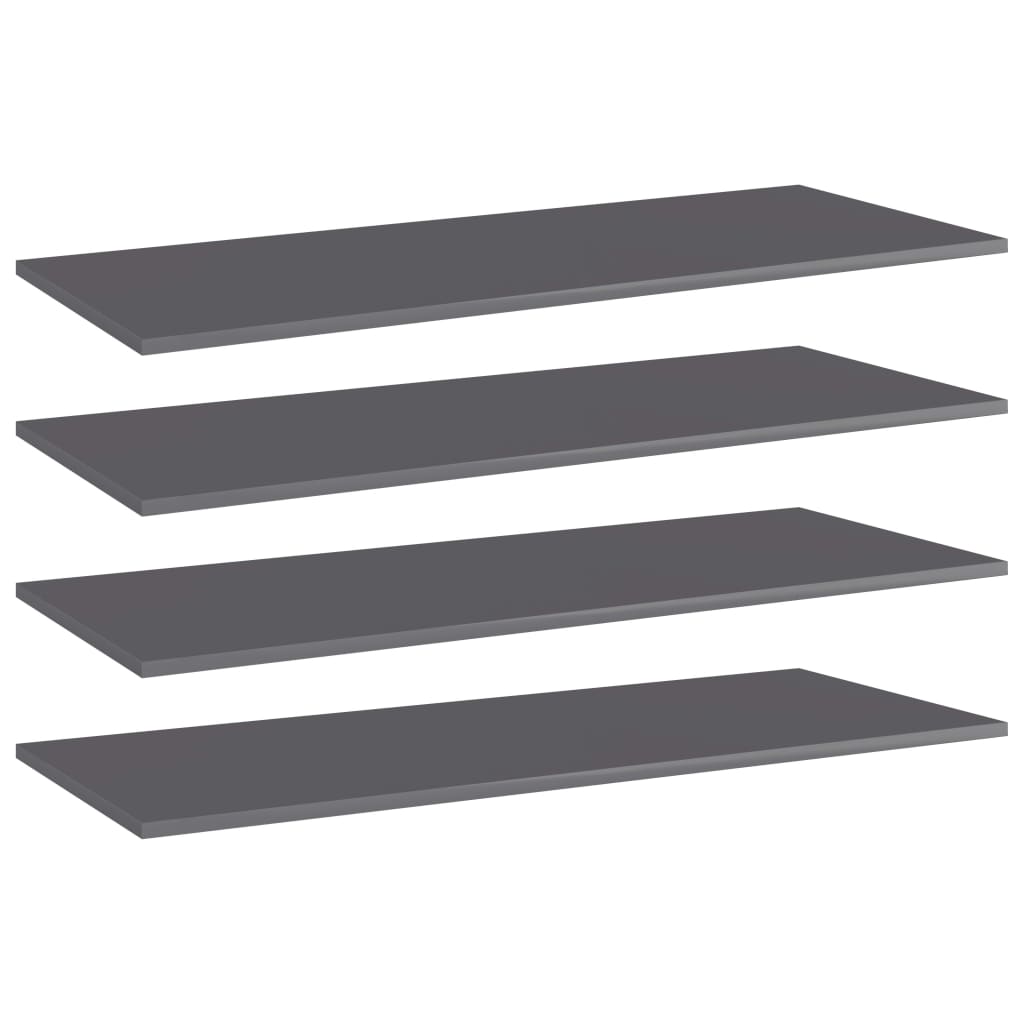 Bücherregal-Bretter 4 Stk. Weiß 40x10x1,5 cm Holzwerkstoff