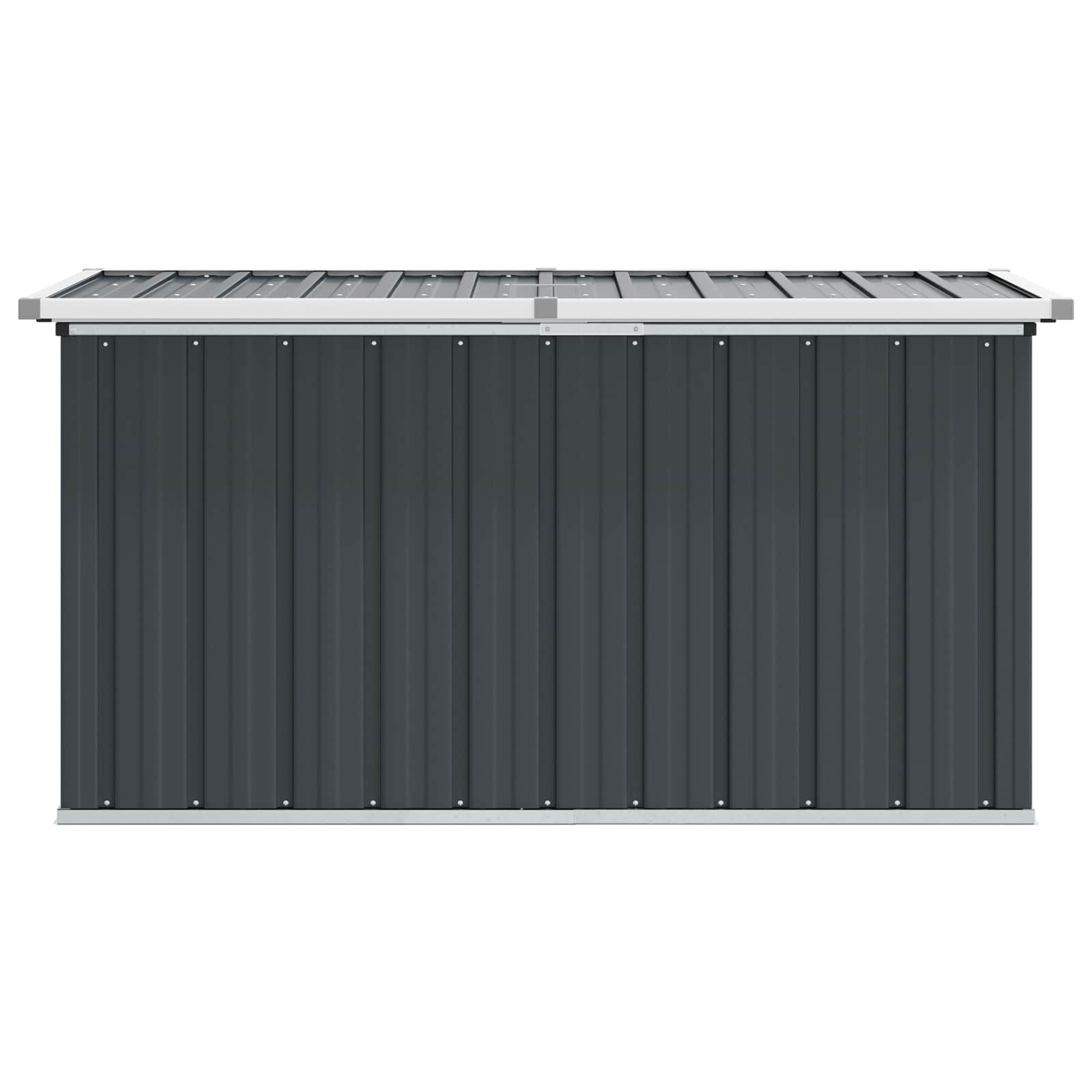 Außenlagerbox Holz 109 x 67 x 65 cm Verzinkter Stahl