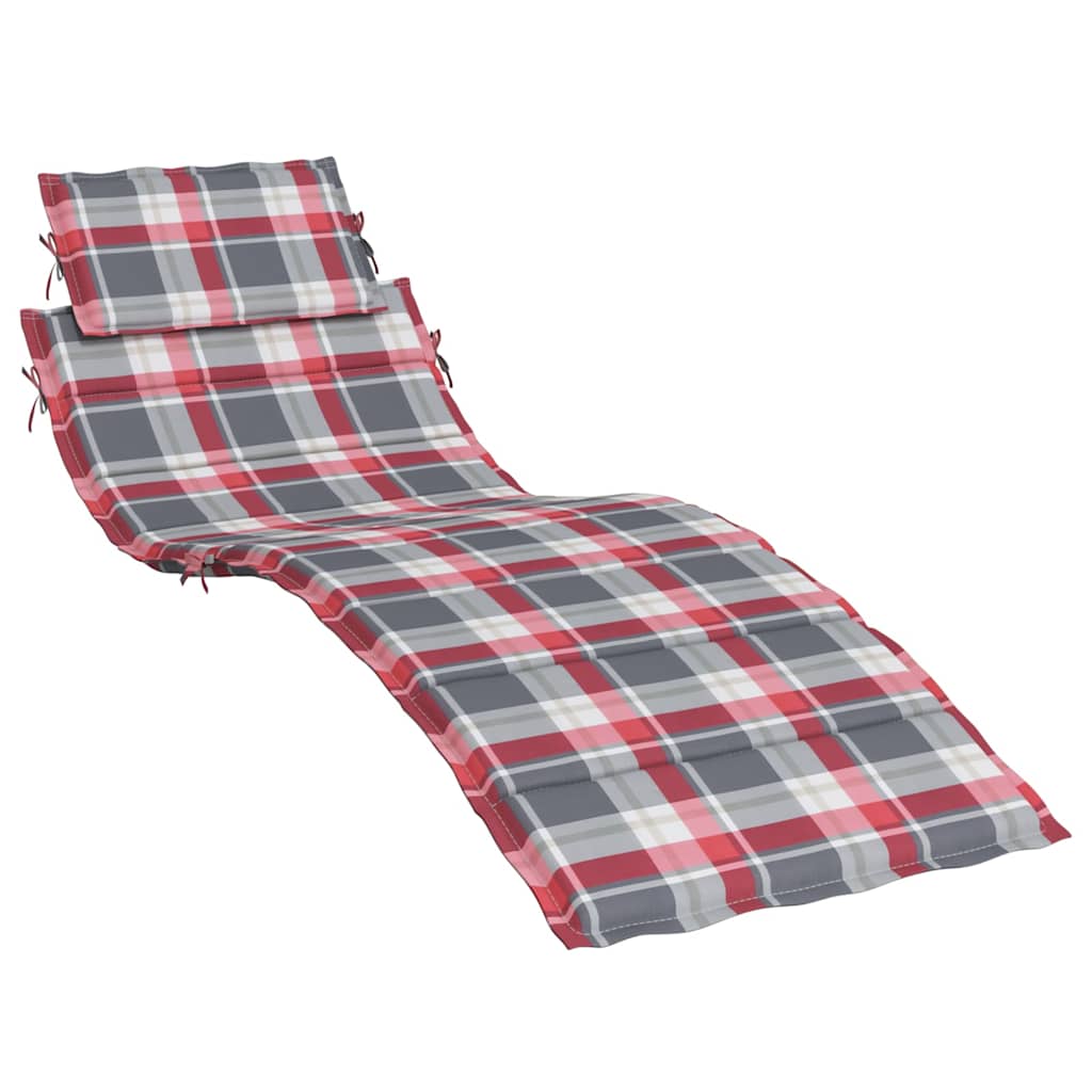 Sonnenliegen-Auflage Grau 186x58x4 cm Oxford-Gewebe