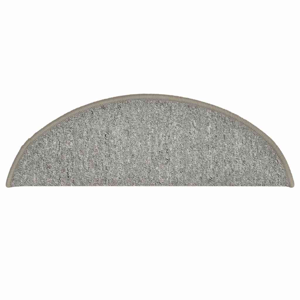 Stufenmatten 15 Stk. 56x17x3 cm Anthrazit Halbrund