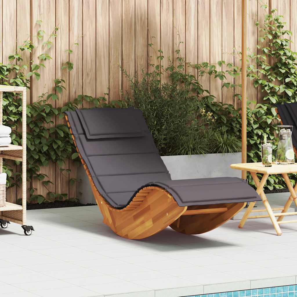 Schaukelstühle Sonnenliegen 2 Stk. Akazienholz