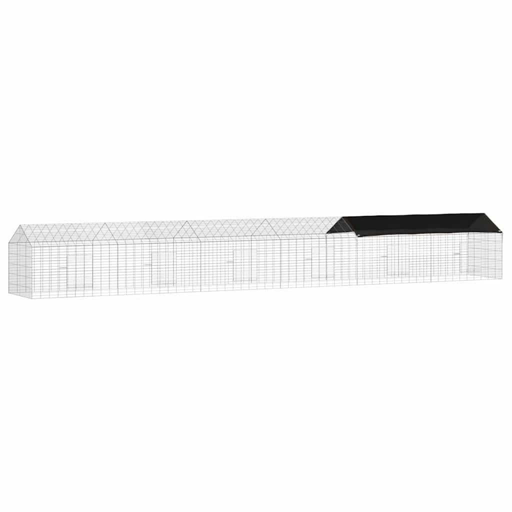 Hasenkäfig Silber 100 x 78 x 78 cm Verzinkter Stahl