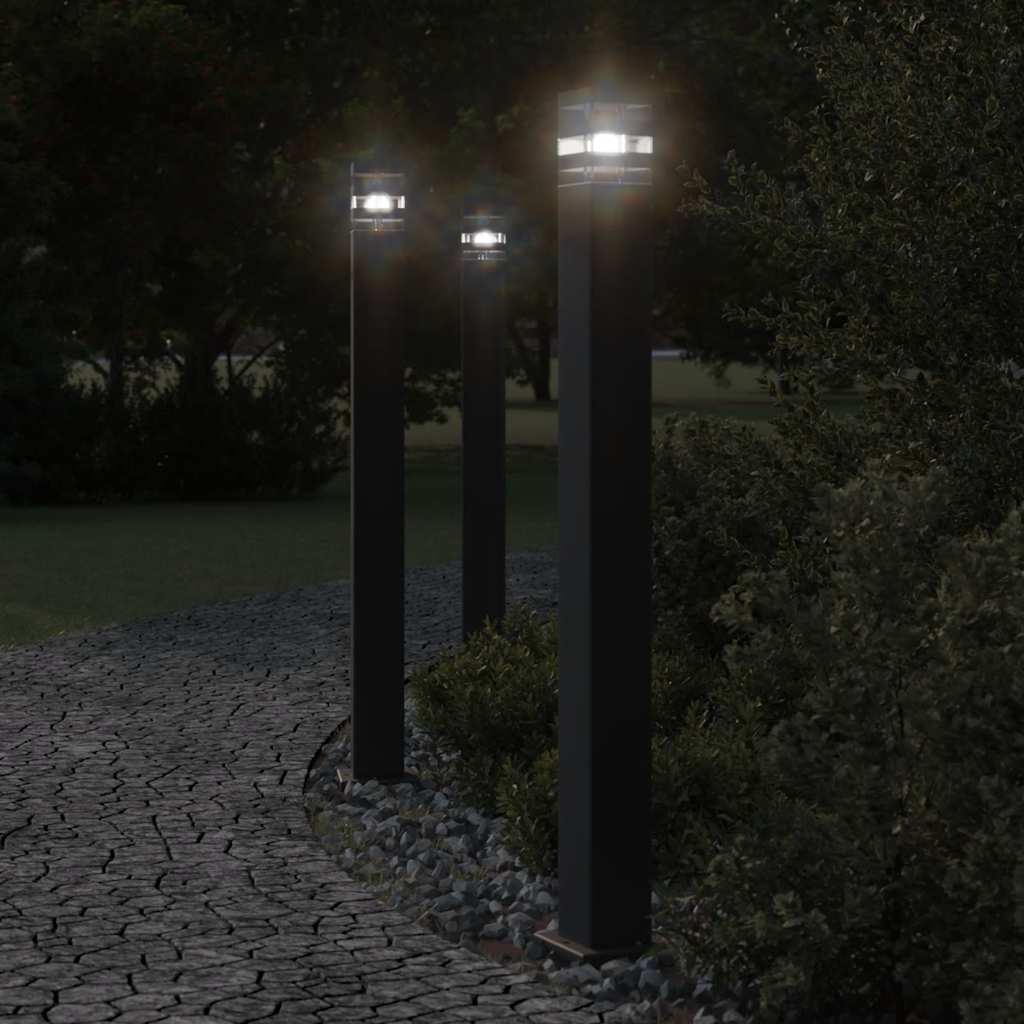 Wegeleuchte Schwarz 50 cm Aluminium