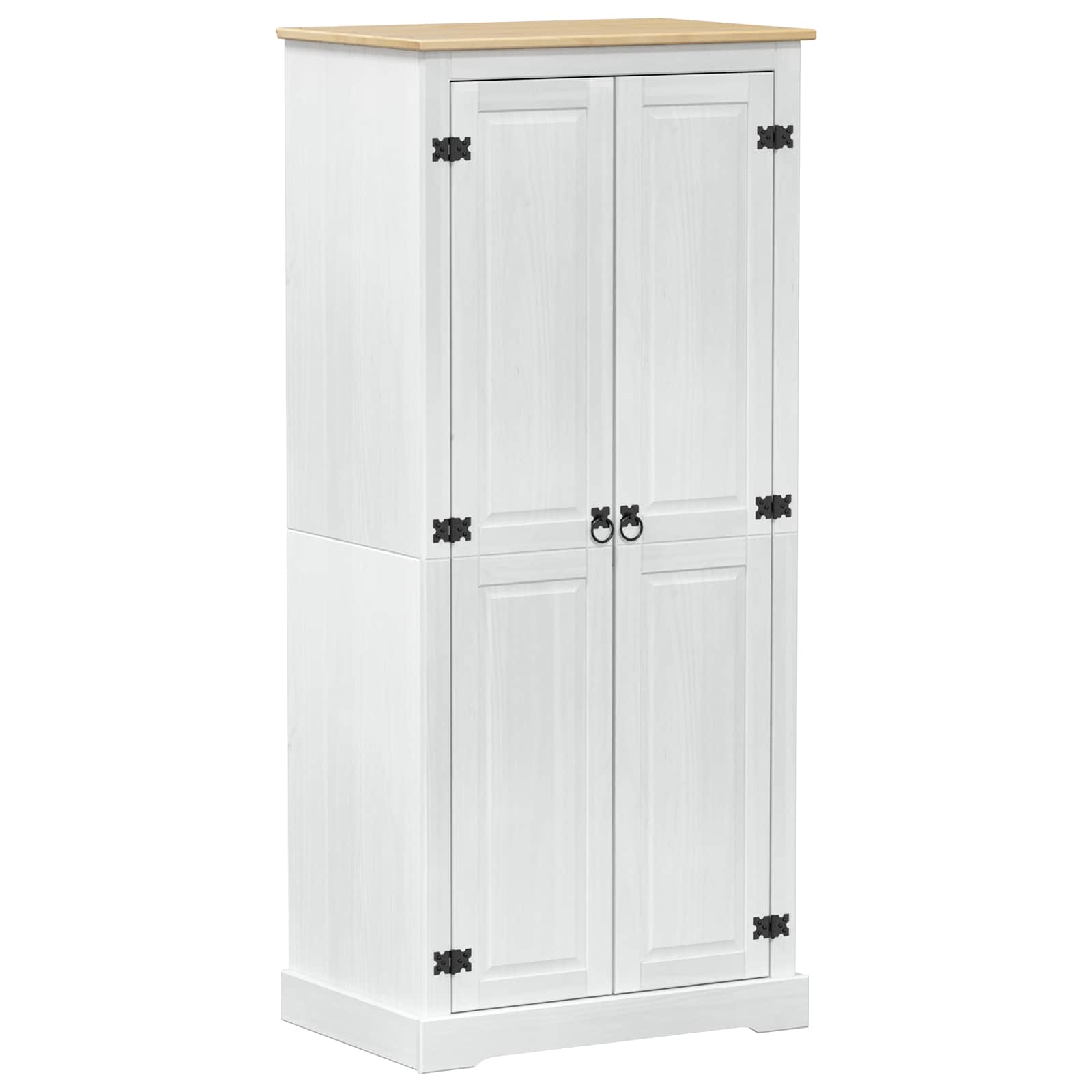 Kleiderschrank Corona 76x50x170 cm Massivholz Kiefer