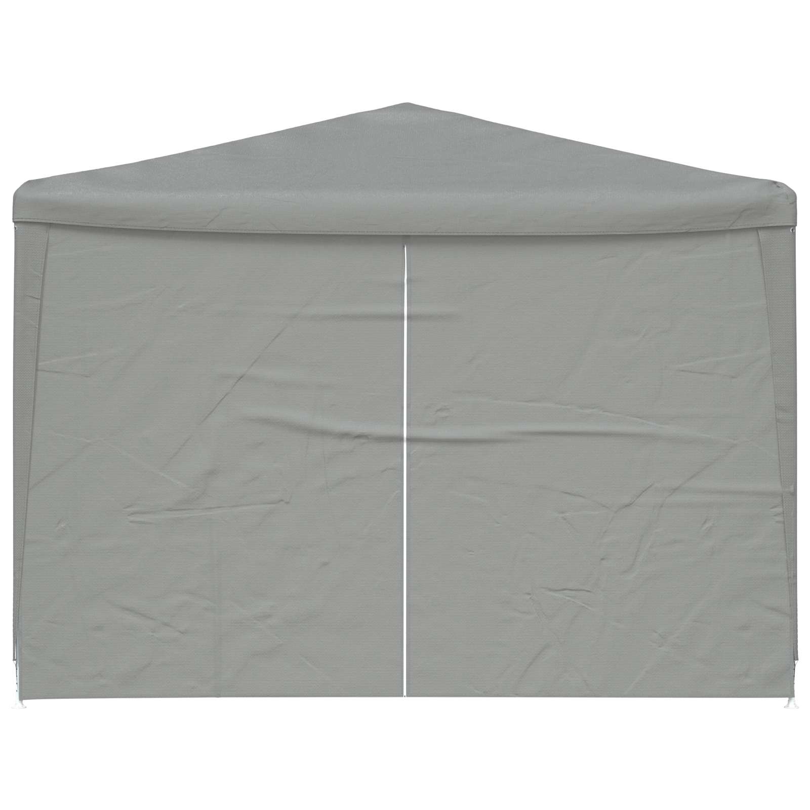 Party-Zelt 400 x 300 x 255 cm Rot PE und Stahl