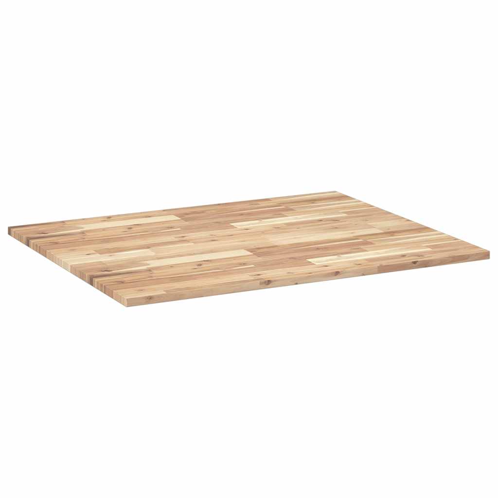 Tischplatte Rechteckig 60x50x2 cm Massivholz Akazie
