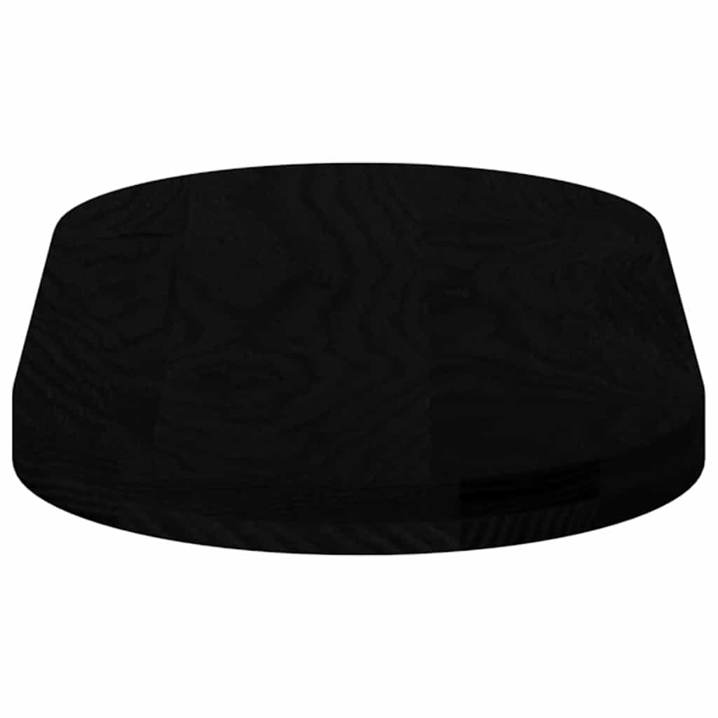 Tischplatte 80x40x2 cm Massivholz Eiche Oval