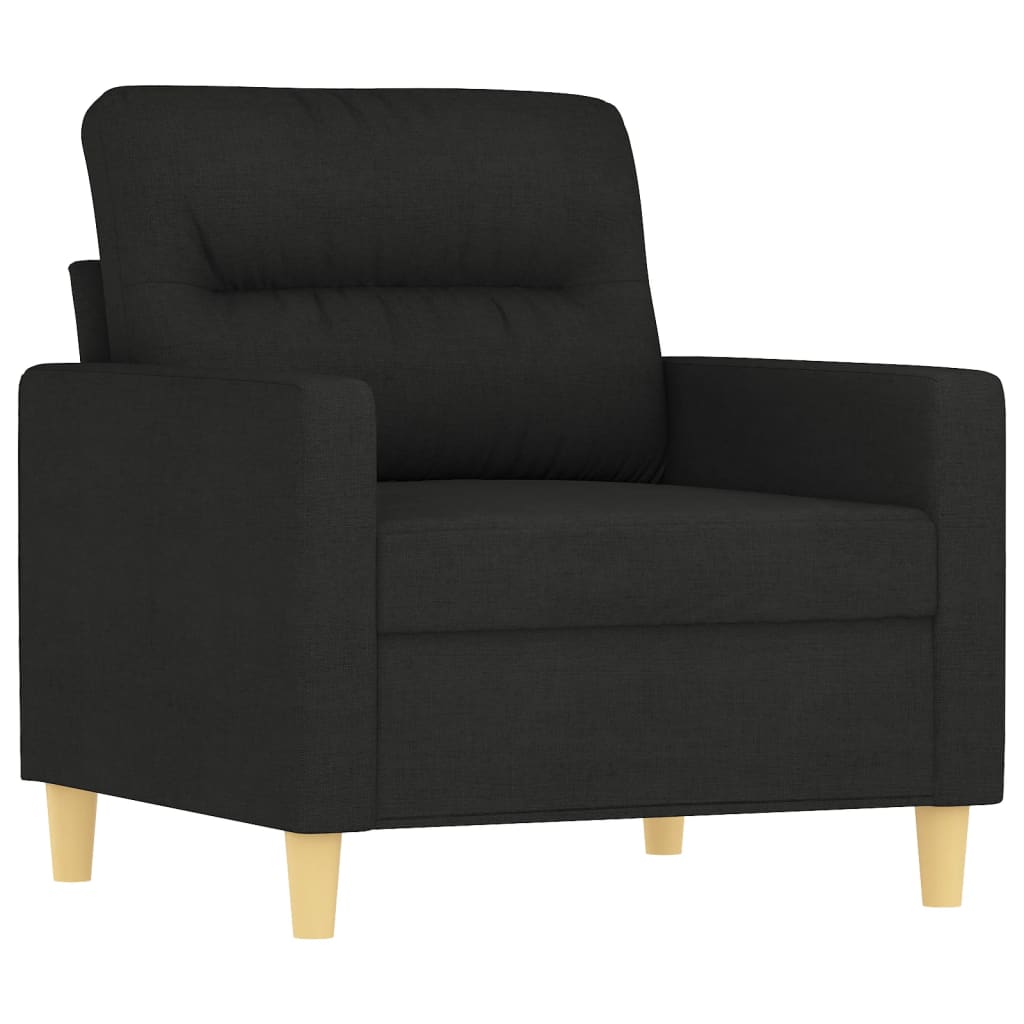 4-tlg. Sofagarnitur mit Kissen Taupe Stoff