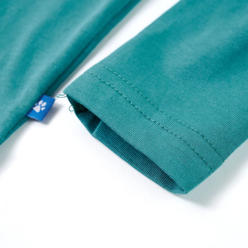 Kinder-Langarmshirt Rostbraun 116