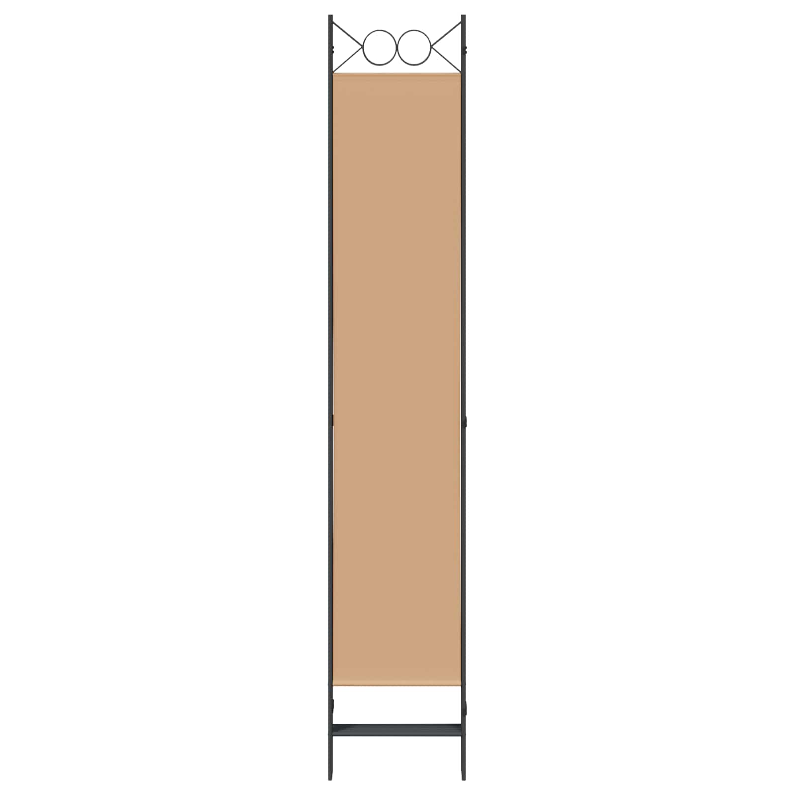 3-teiliger Raumteiler Beige 120 x 200 cm Stoff