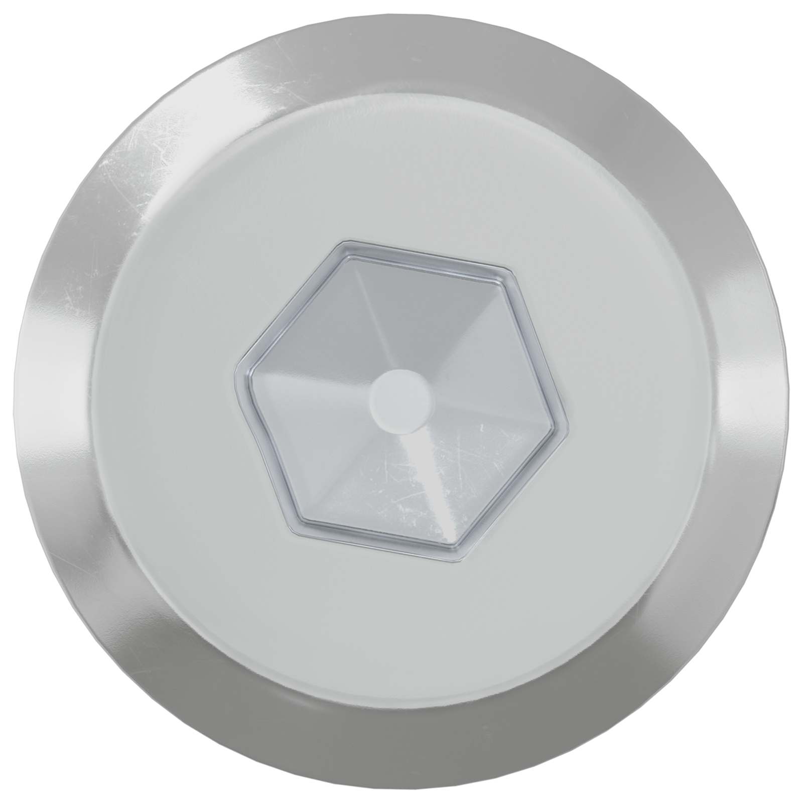 Möbel-Schrauben 2 pcs Silber M6 x 60 mm Stahl