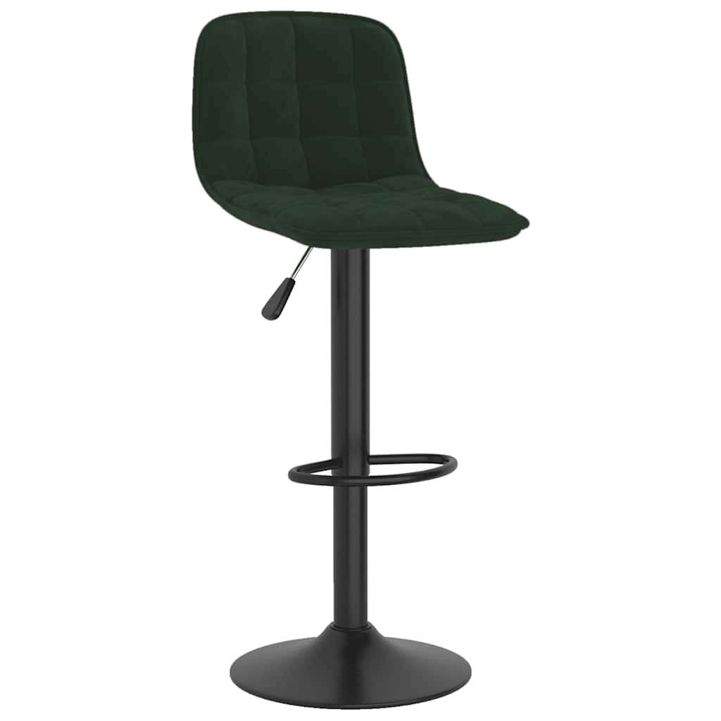 Barhocker 2 Stk. Hellgrün Samt