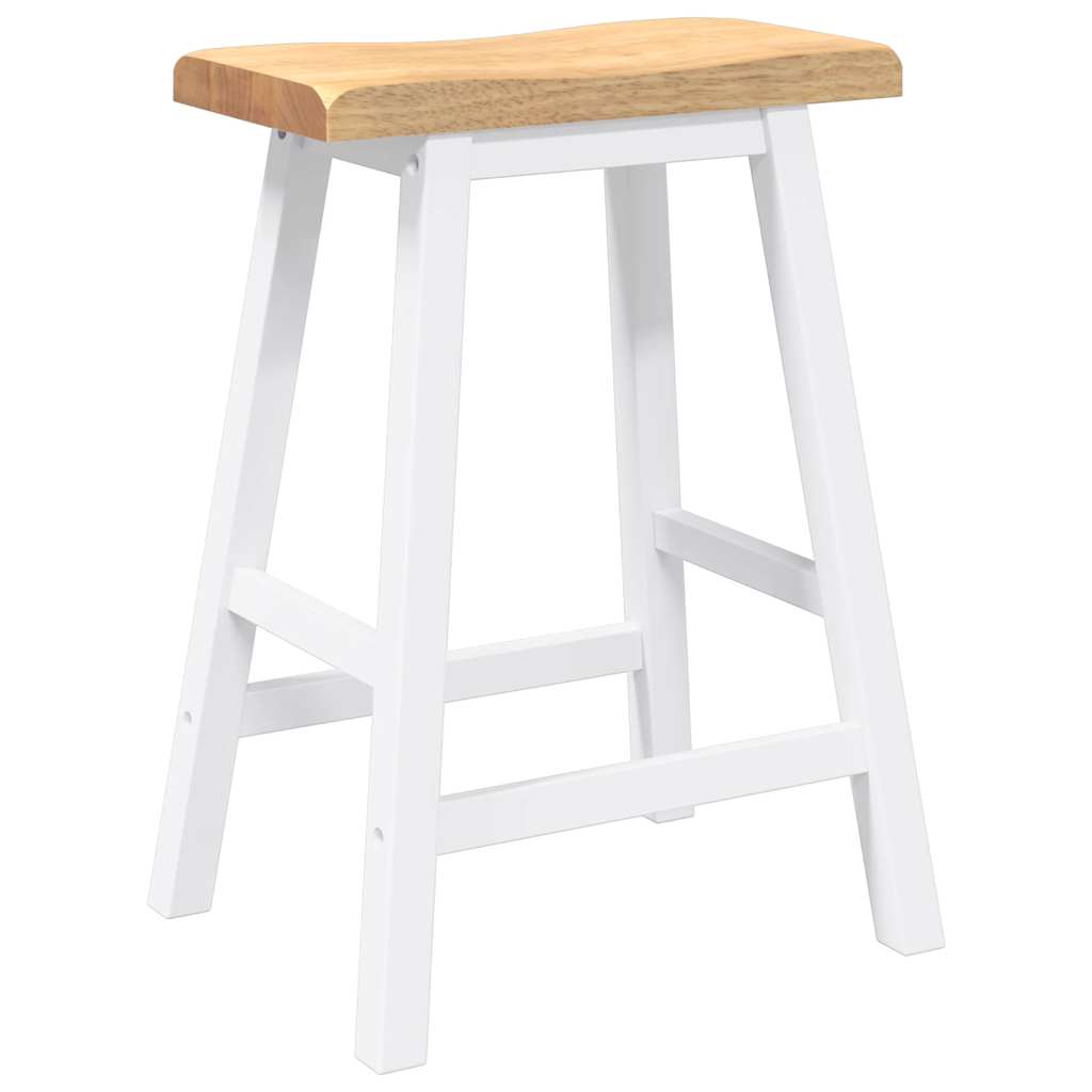 Barhocker 2 Stk. Massivholz