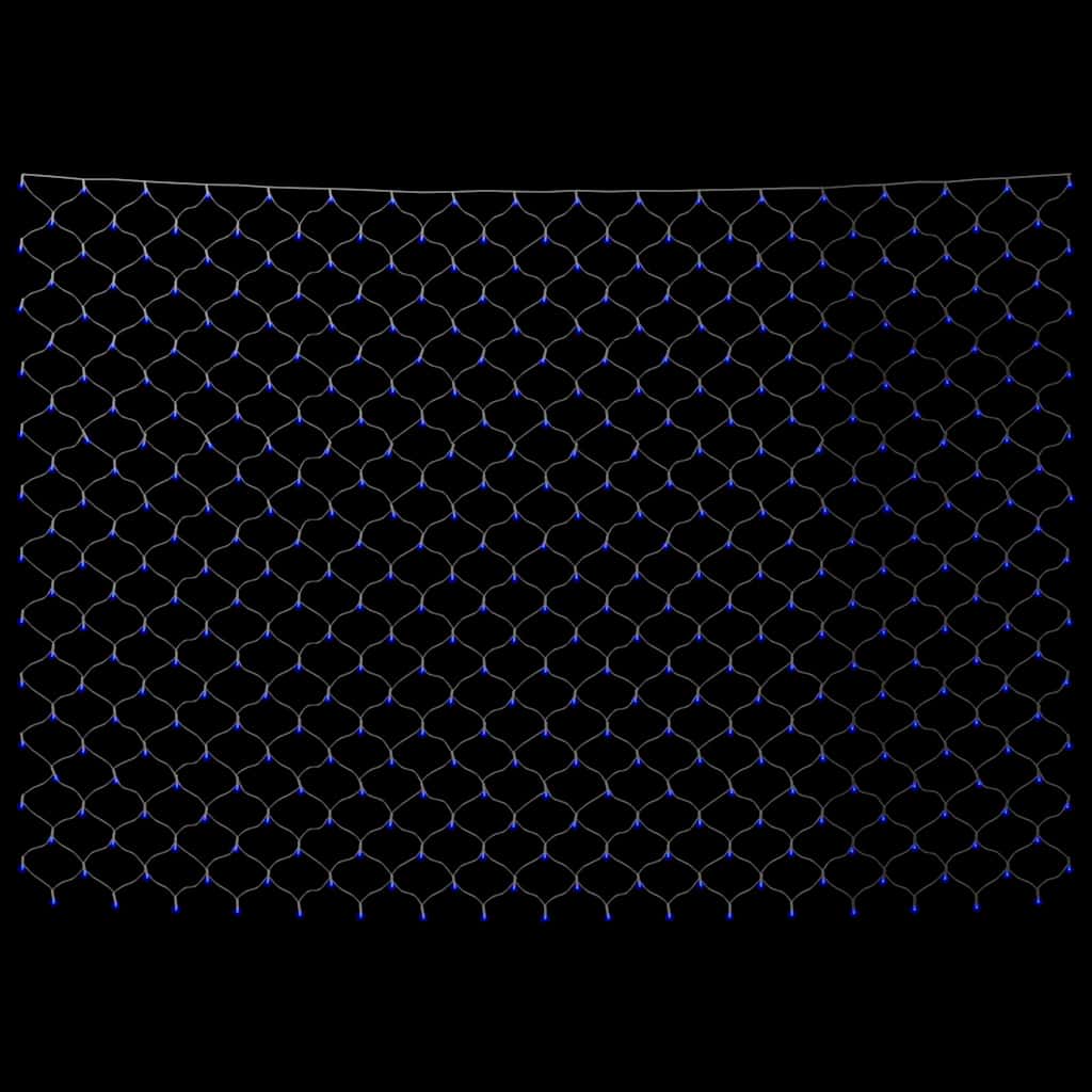LED-Lichternetz Warmweiß 3x2 m 204 LEDs Indoor Outdoor