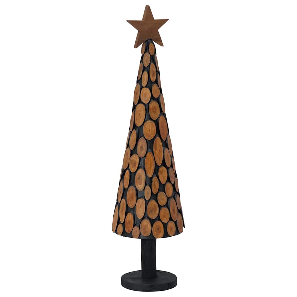 Weihnachtsbaum mit Ständer Braun 61 cm Massivholz Teak