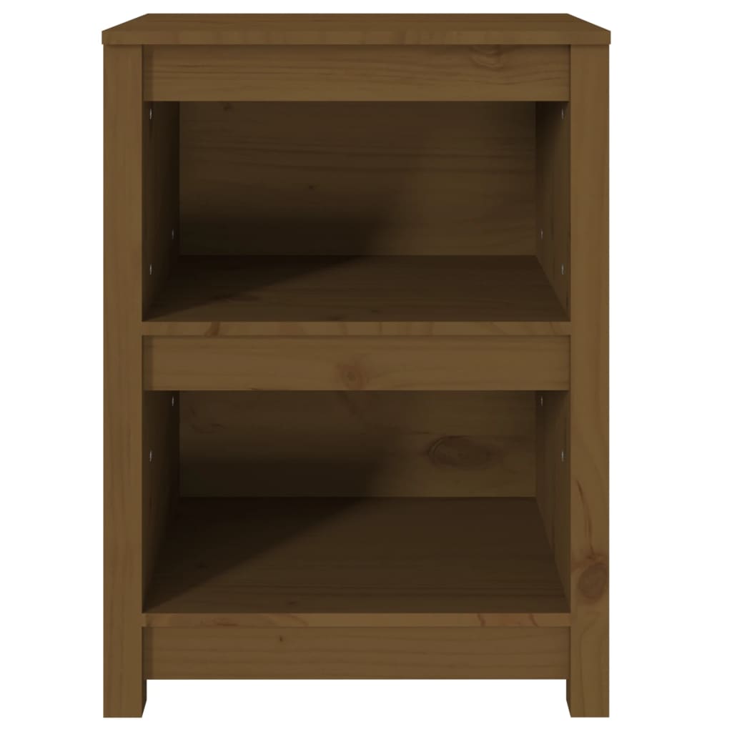 Bücherregal Grau 80x35x68 cm Massivholz Kiefer