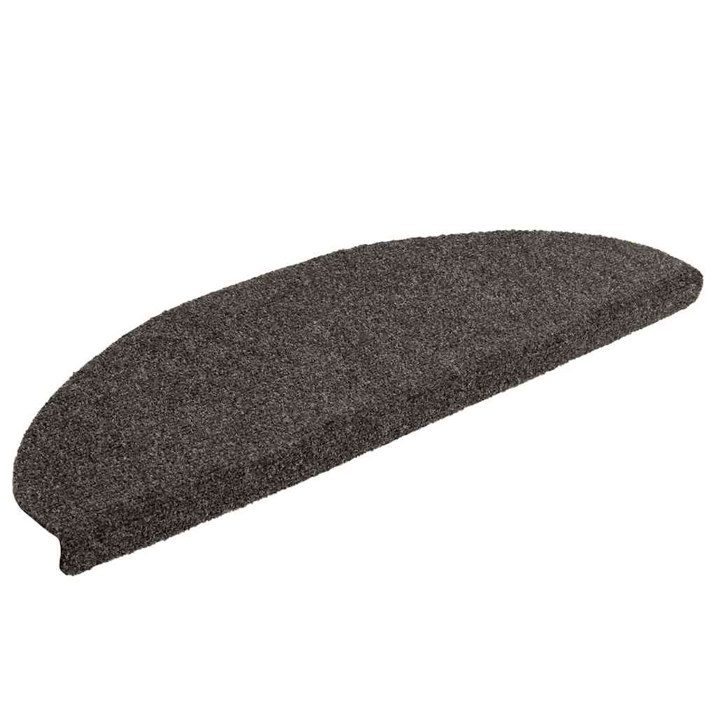 Stufenmatten Selbstklebend 15 Stk. 56x17x3 cm Hellbraun Halbrund