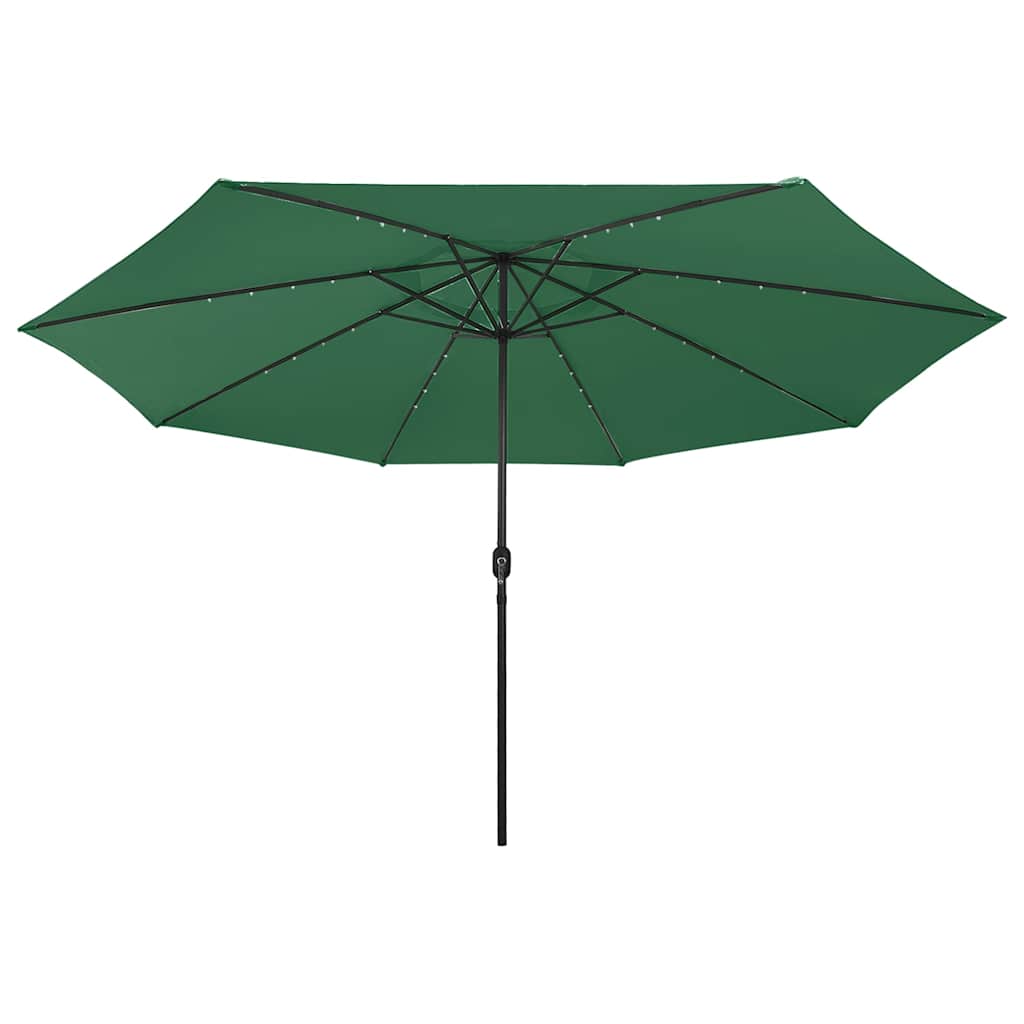 Sonnenschirm mit LED-Beleuchtung 400 cm Sandweiß