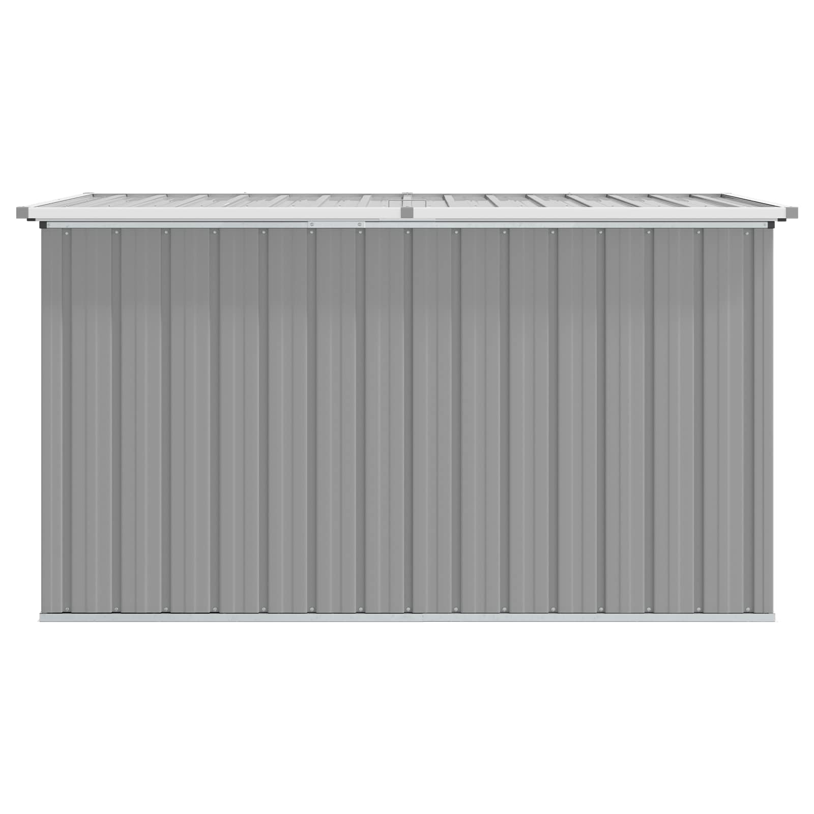 Außenlagerbox Holz 109 x 67 x 65 cm Verzinkter Stahl