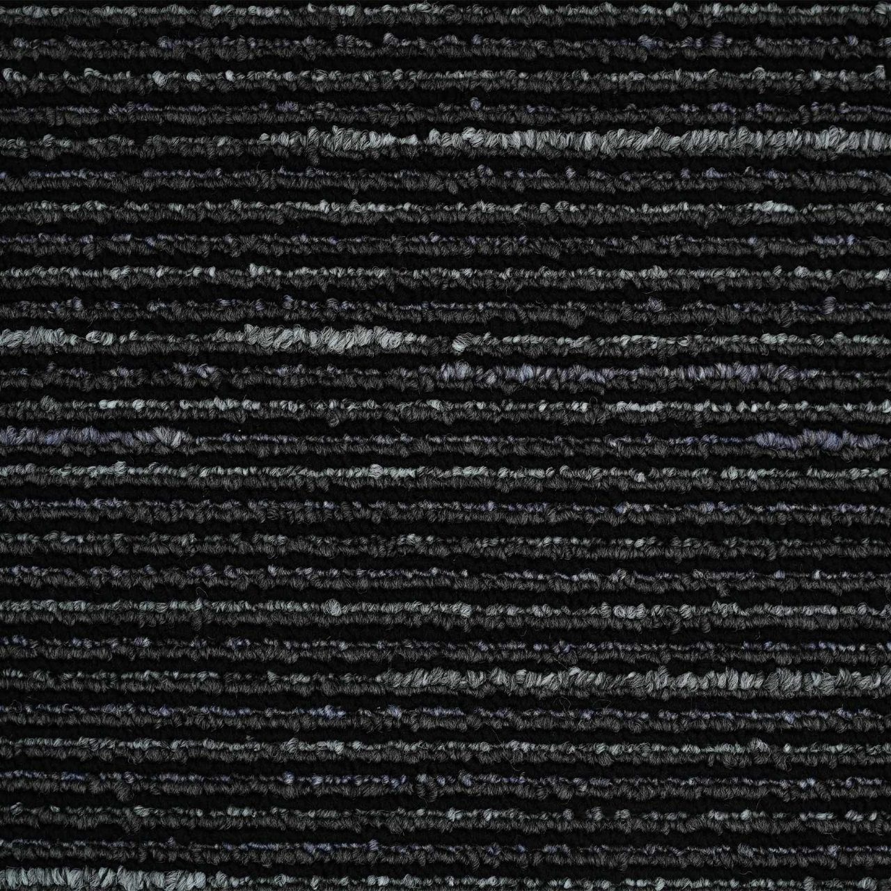 Teppichfliese Hellgrau mit Streifen 50 x 50 cm 4 pcs