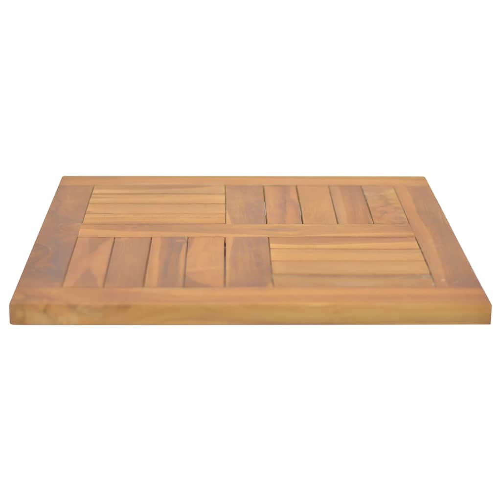 Tischplatte Massivholz Teak Rund 2,5 cm 40 cm
