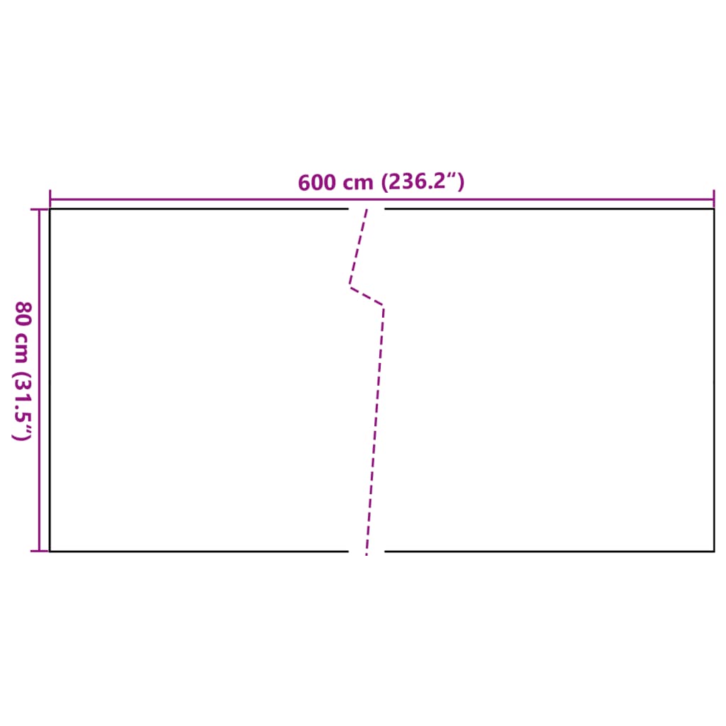 Balkon-Sichtschutz Anthrazit 300x90 cm Poly Rattan