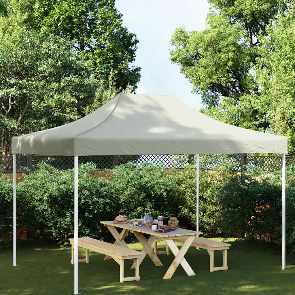 Partyzelt-Dach 3x3 m Beige 270 g/m²