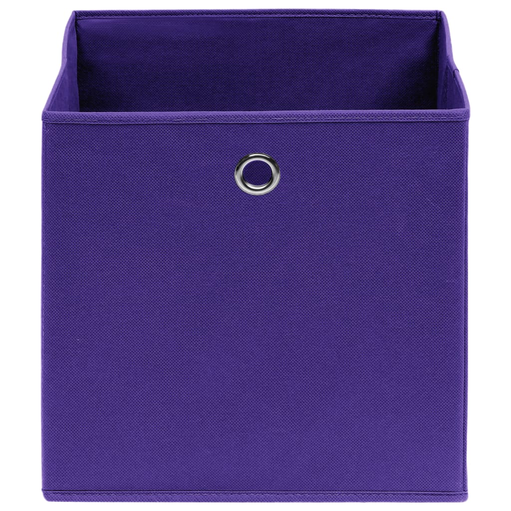 Aufbewahrungsboxen 4 Stk. Blau 32x32x32 cm Stoff