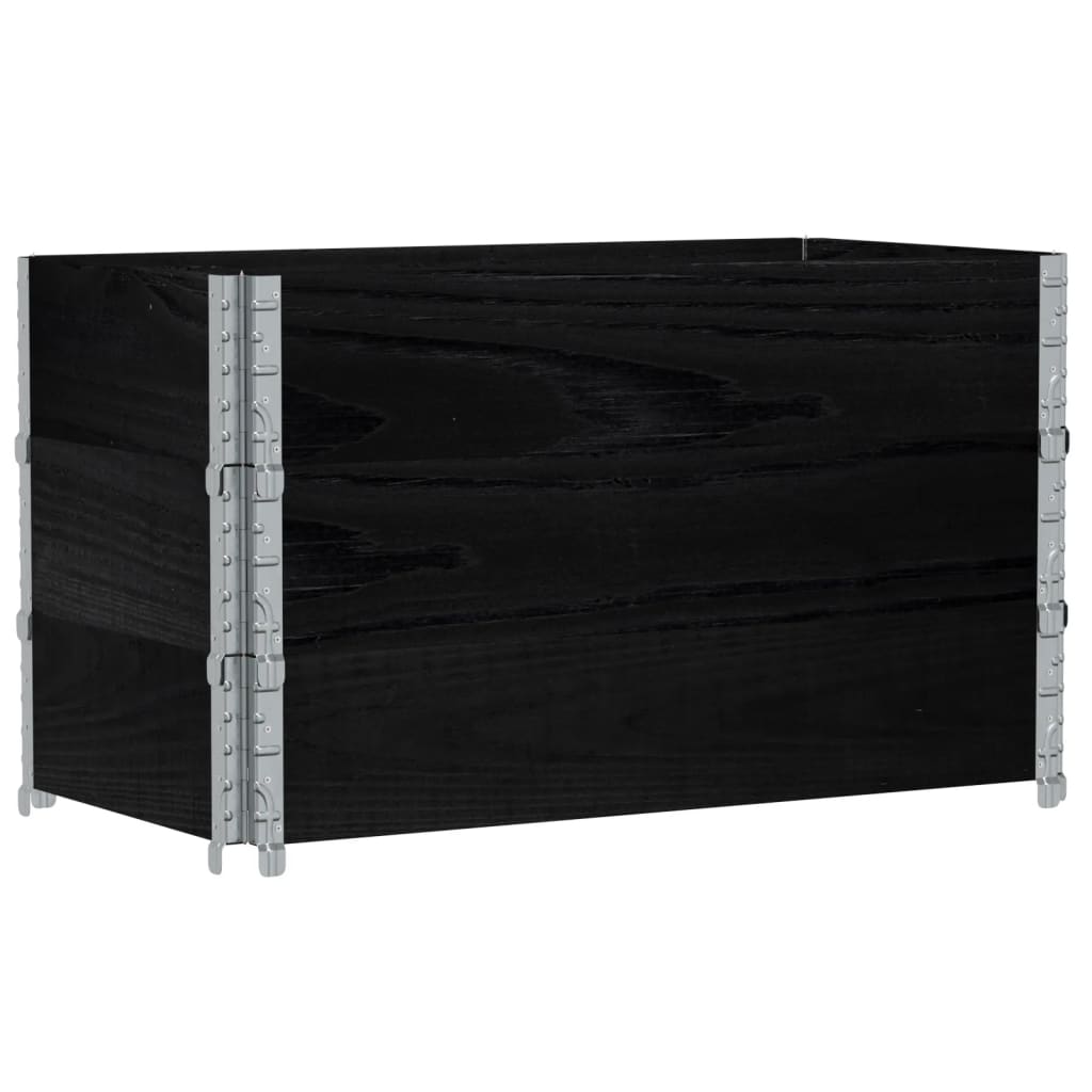 Pflanzkasten Grau 150x100 cm Massivholz Kiefer