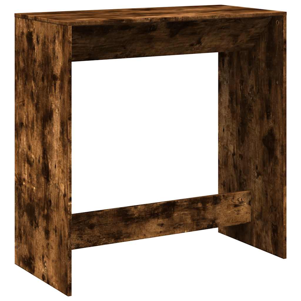 Bartisch Schwarz Eichen-Optik 102 x 50 x 103,5 cm Holzwerkstoff