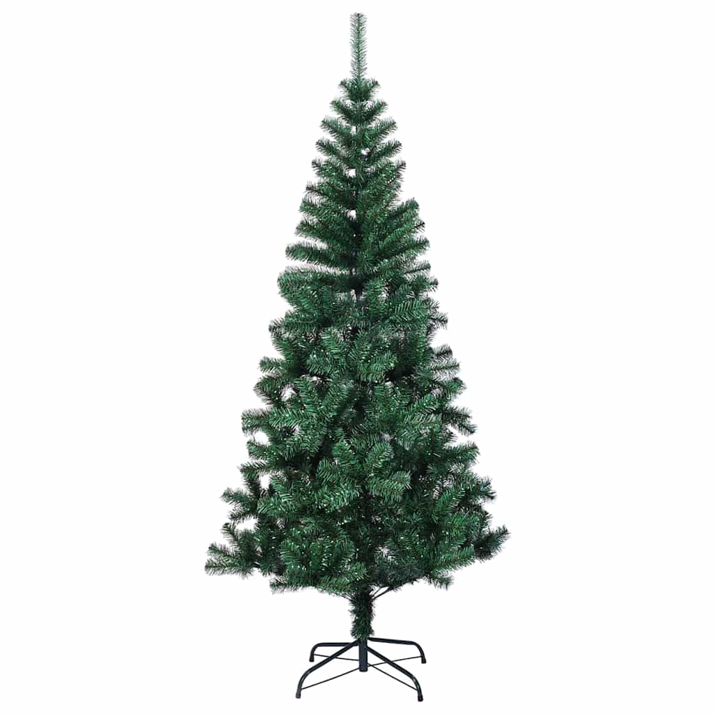 Künstlicher Weihnachtsbaum Schillernde Spitzen Weiß 180 cm PVC