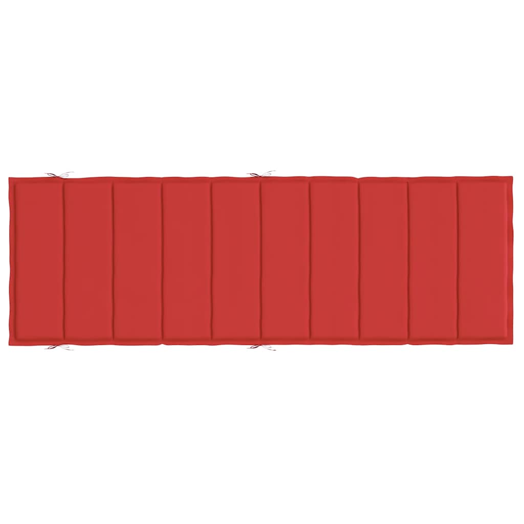 Sonnenliegen-Auflage Grau 186x58x4 cm Oxford-Gewebe