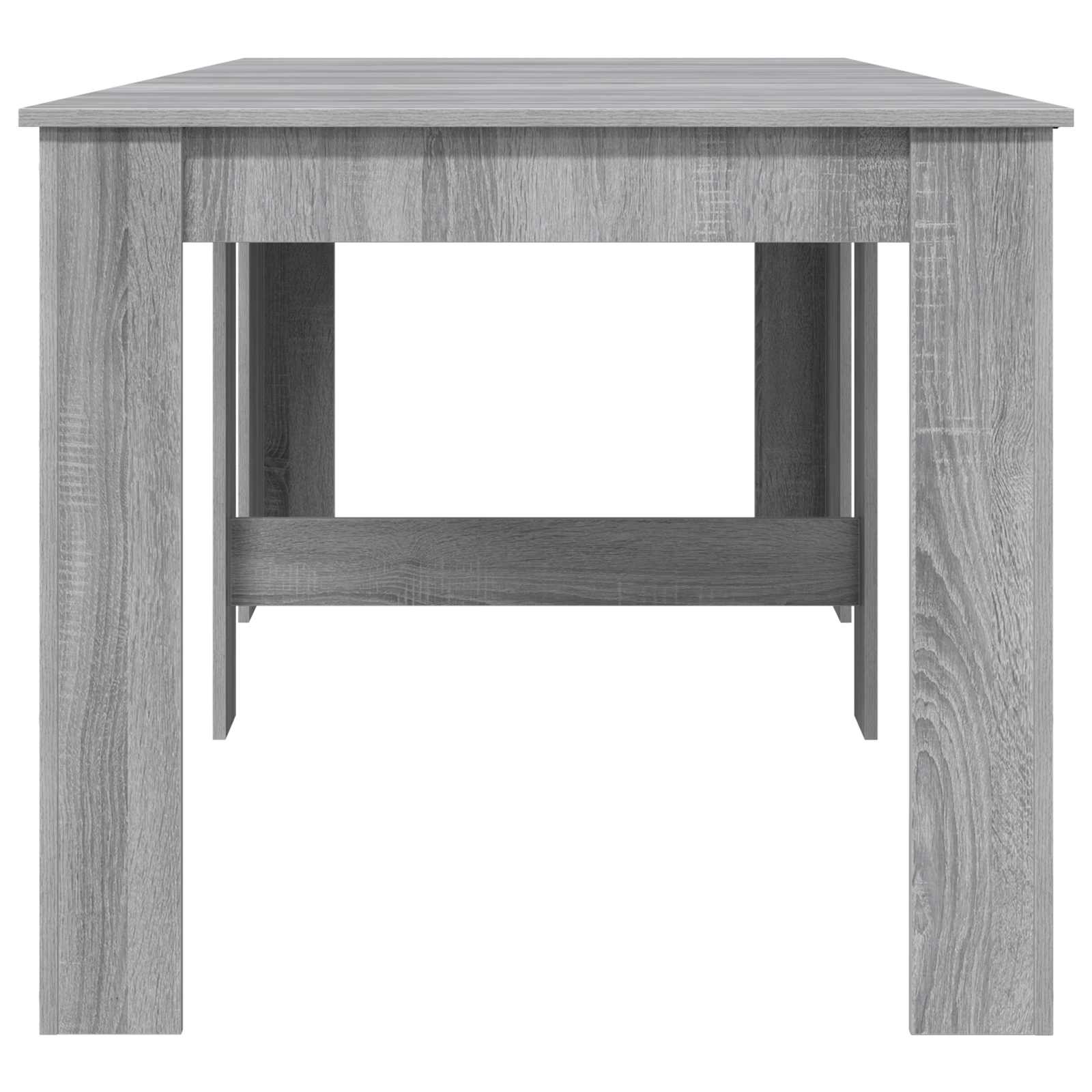 Esstisch 180 x 85 x 75 cm Holzwerkstoff Schwarze Eiche
