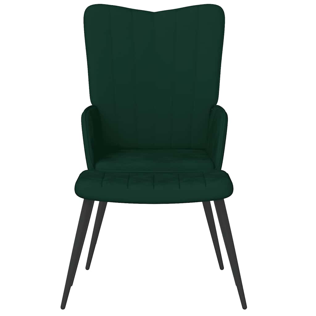 Relaxsessel Dunkelgrün Samt