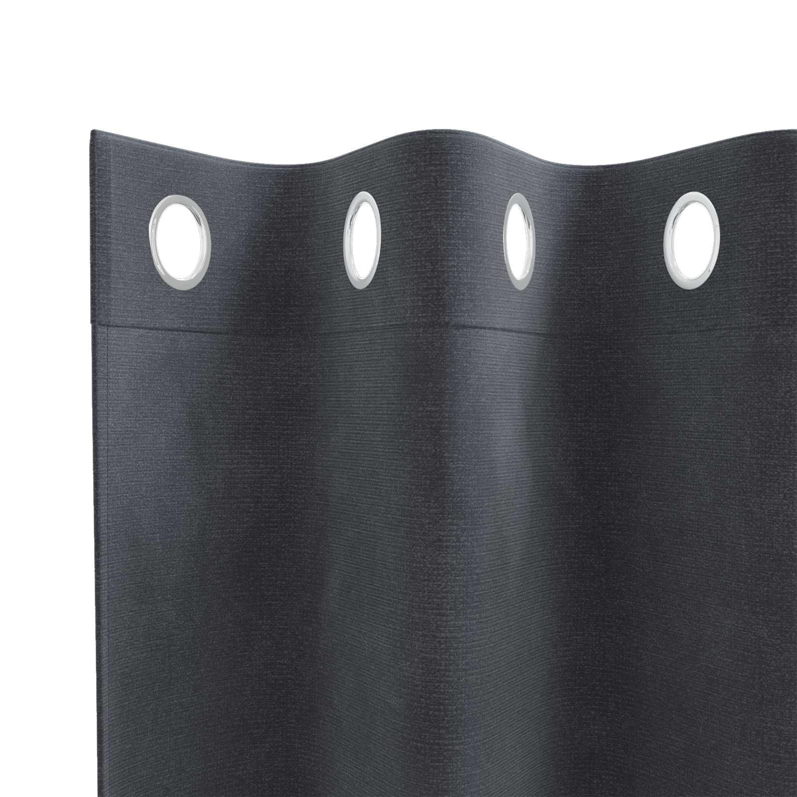 Verdunkelungsvorhänge 2 pcs Schwarz 140 x 140 cm Samt