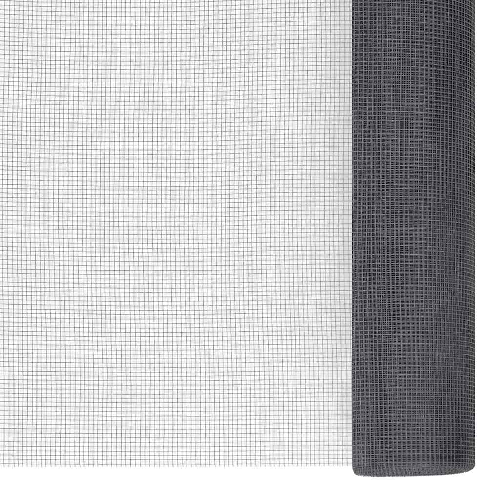 Fiberglas Mesh-Rolle Insektenschutzgitter Tür/Fenster 100 x 500 cm schwarz