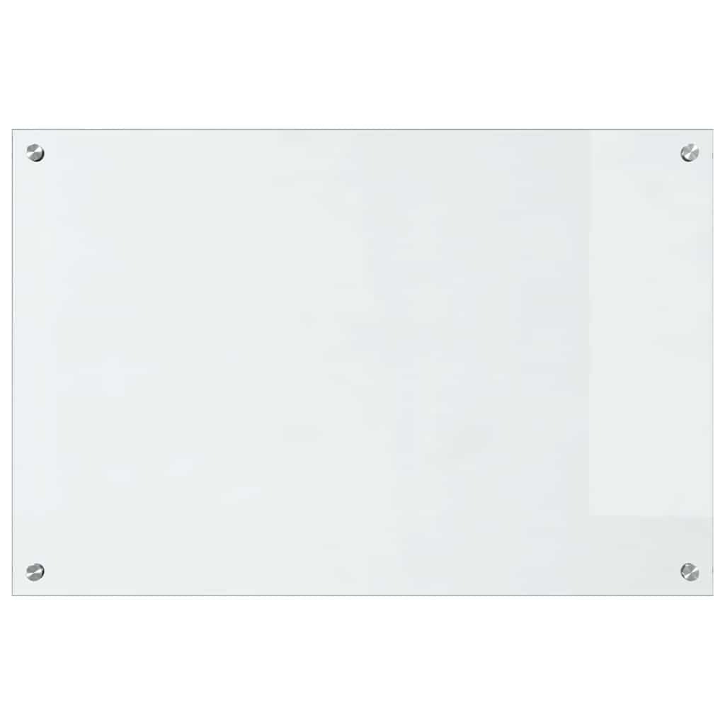 Küchenrückwand 2 pcs Weiß 70 x 40 cm Gehärtetes Glas