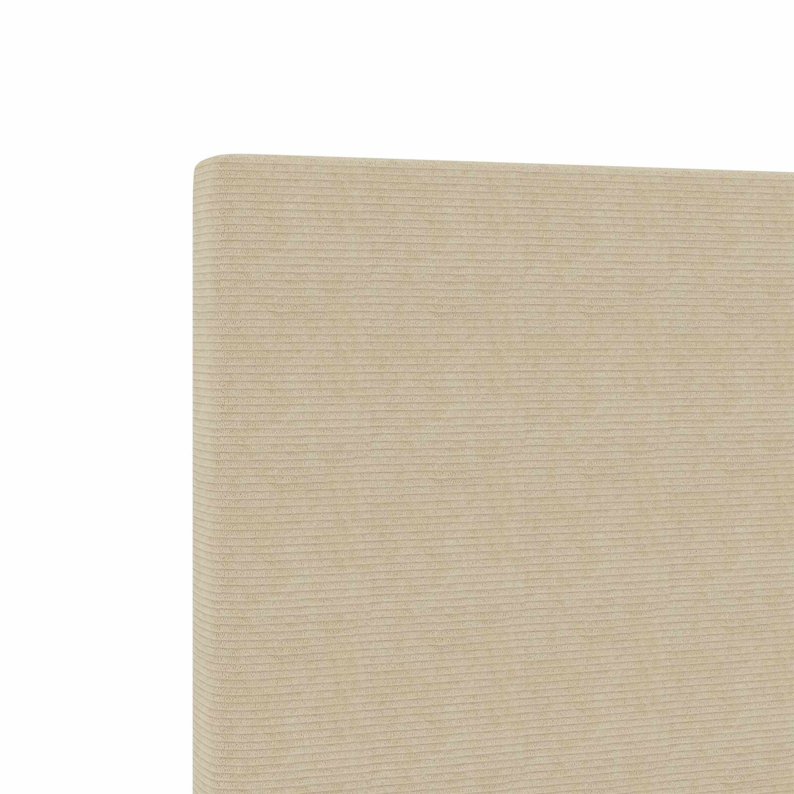 Kopfteil Hellgrau 80 cm Cordstoff