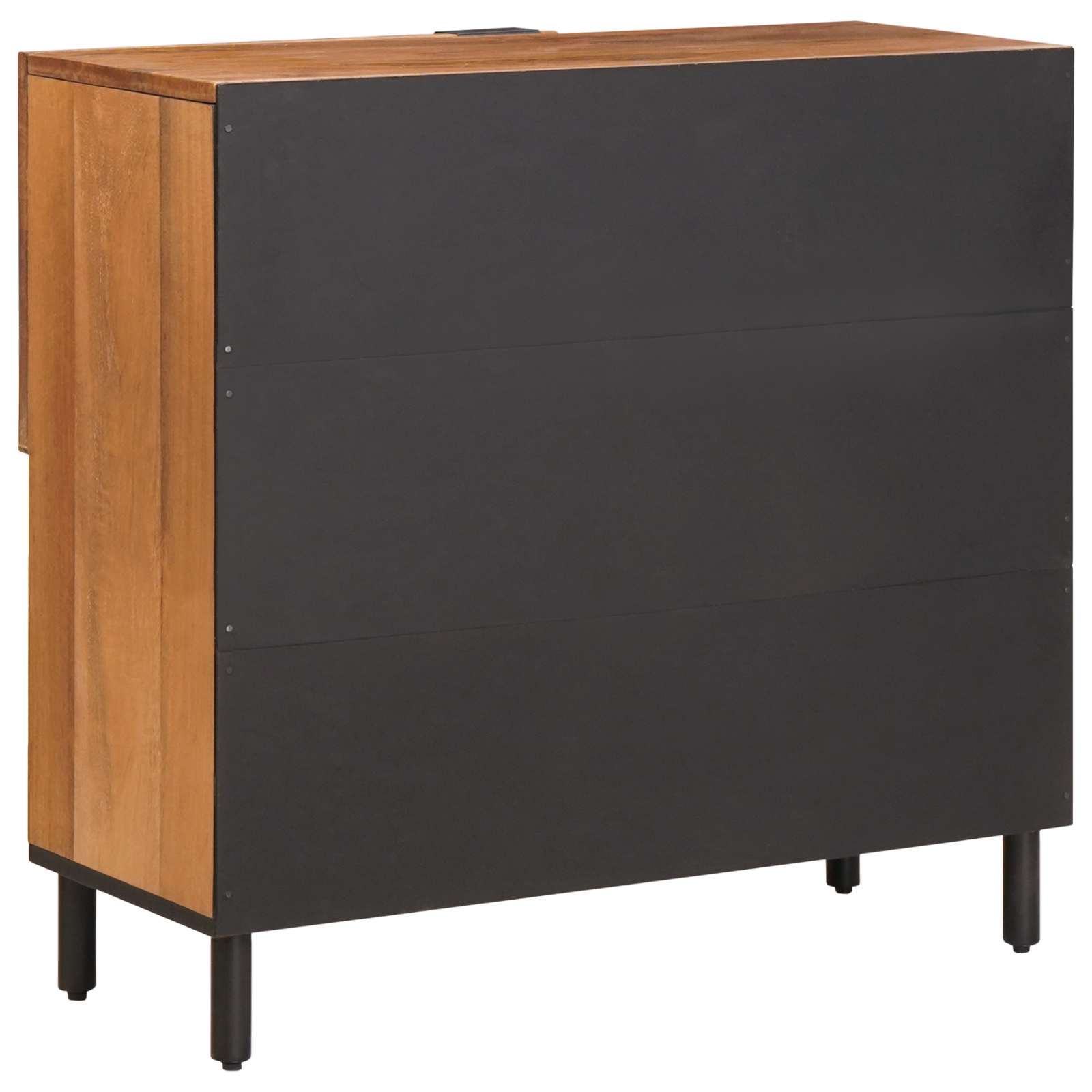 Sideboard mit Tür Weiße gewaschene Oberfläche 80 x 33 x 75 cm